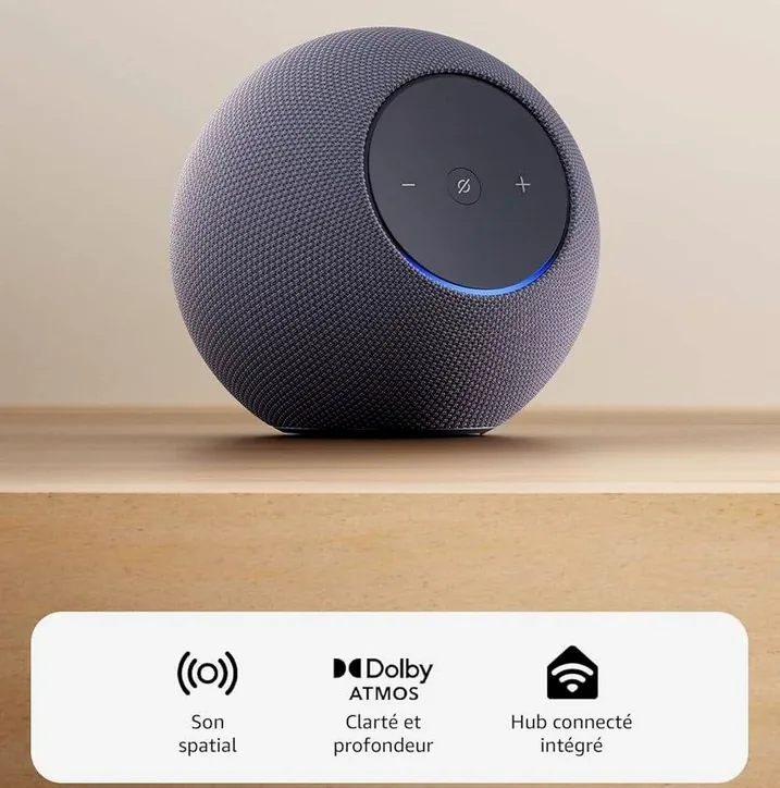Amazon Echo Studio (2025), vue 3