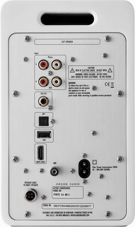 Argon Audio Forte A4 MK2, vue 2