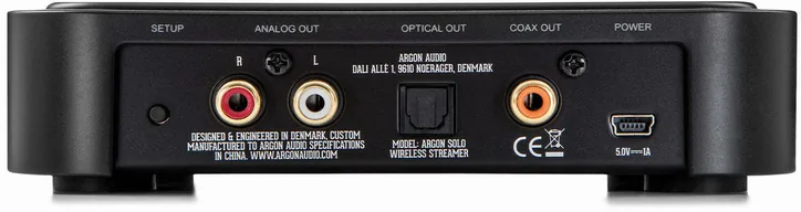 Argon Audio Solo, vue 2