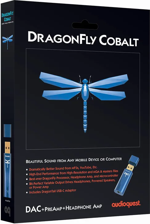 Audioquest DragonFly Cobalt, vue 3