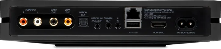 Bluesound Node 2025, vue 3
