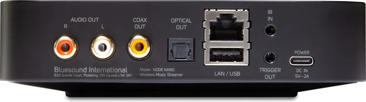 Bluesound Node Nano, vue 2