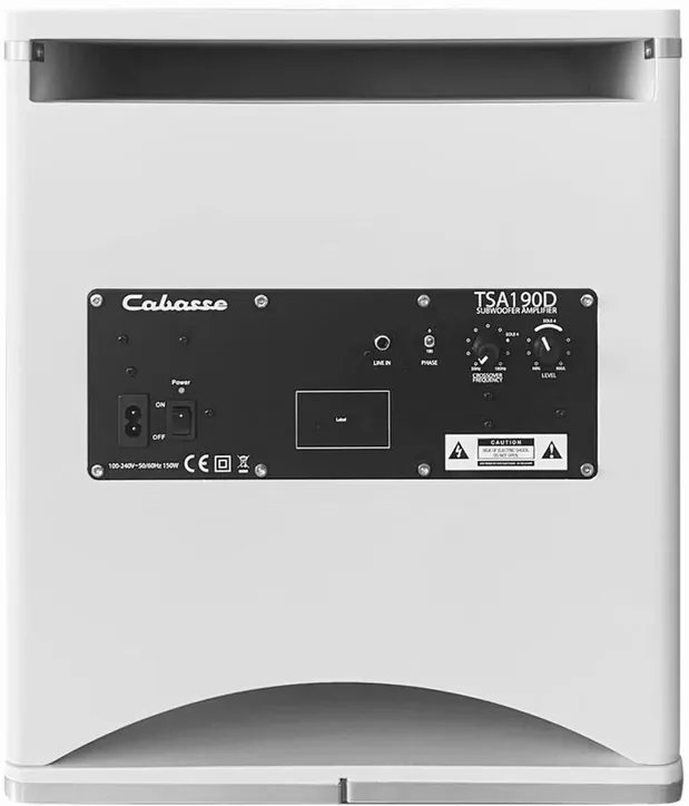 Cabasse Eole 4 satellite Blanc (X5) + Santorin 25 m3, vue 2