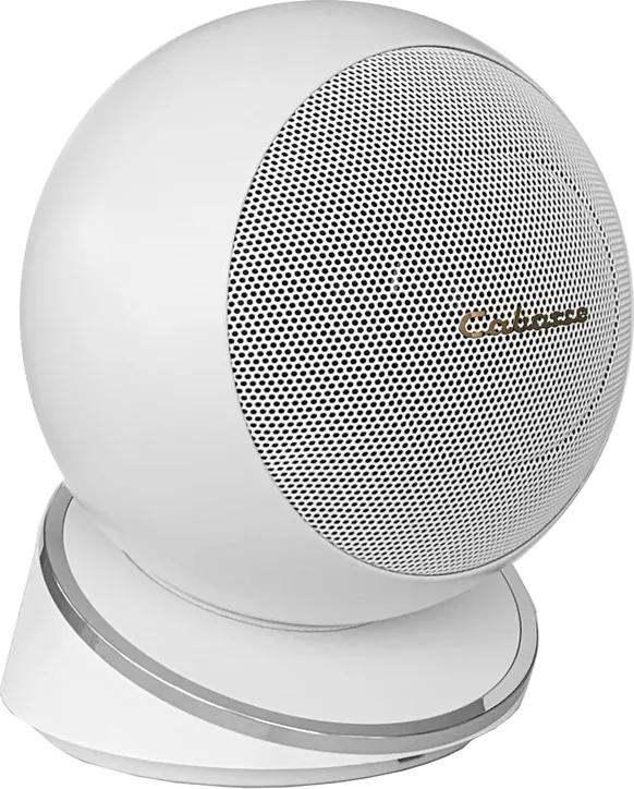 Cabasse iO3 Blanc mat sur socle, vue principale