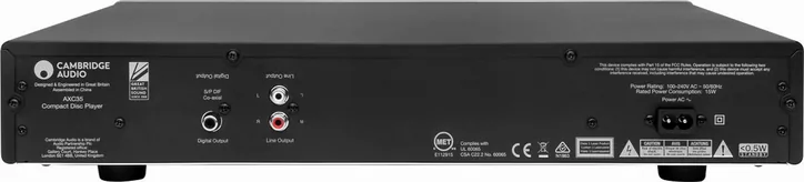 Cambridge Audio AX C35, vue 2