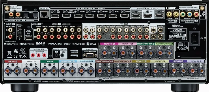Denon AVC-A10H, vue 2