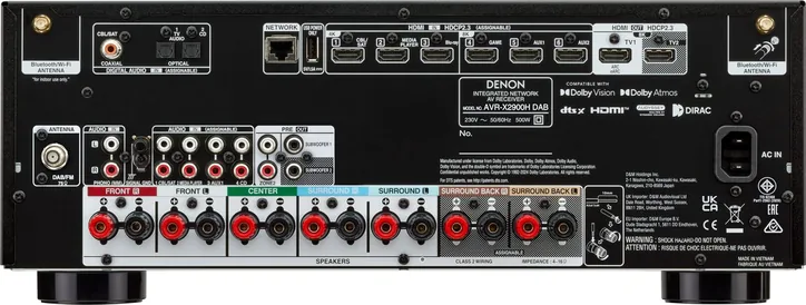 Denon AVR-X2900H DAB, vue 3