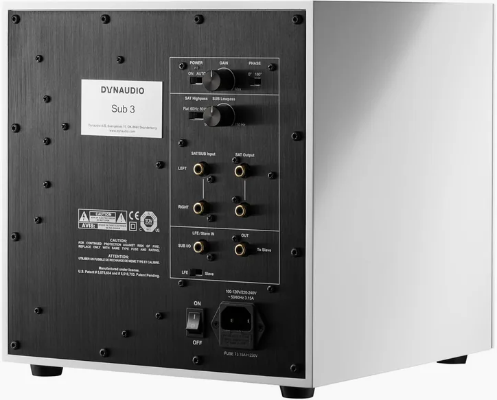 Dynaudio Sub 3 Blanc Satiné, vue 4