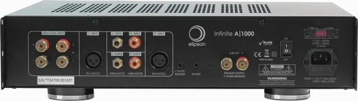 Elipson Infinite A1000, vue 2