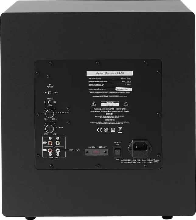 Elipson Premium Sub 10, vue 2