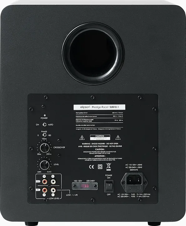 Elipson Prestige Subwoofer 10.1, vue 3