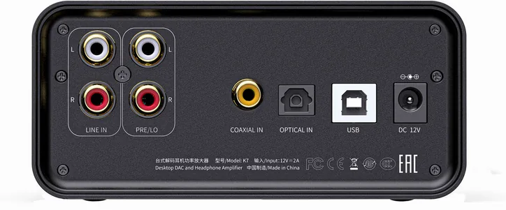 FiiO K7, vue 4