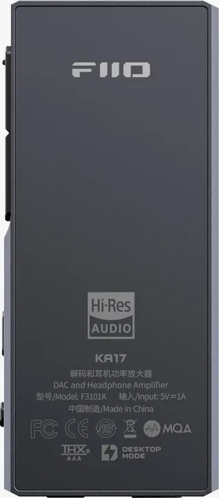 FiiO KA17, vue 4