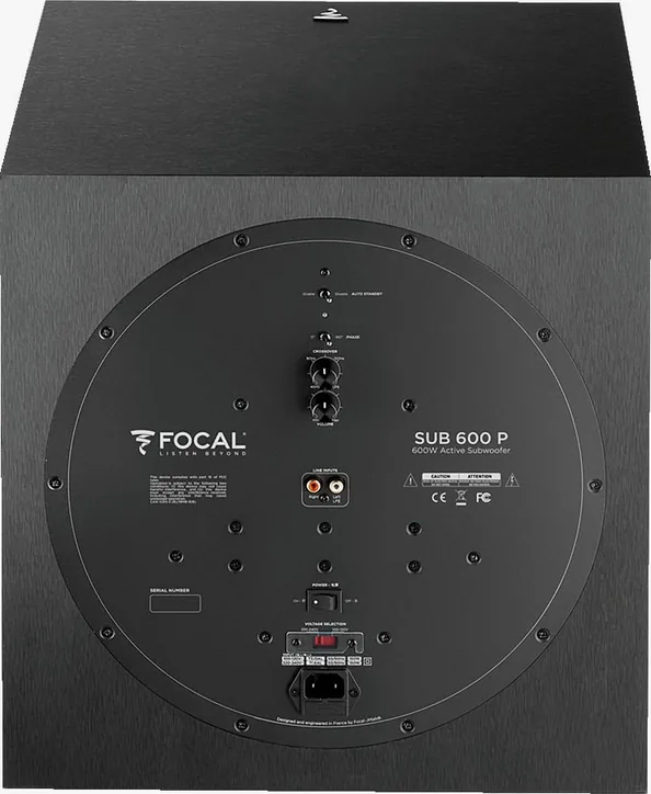 Focal Sub 600P, vue 2
