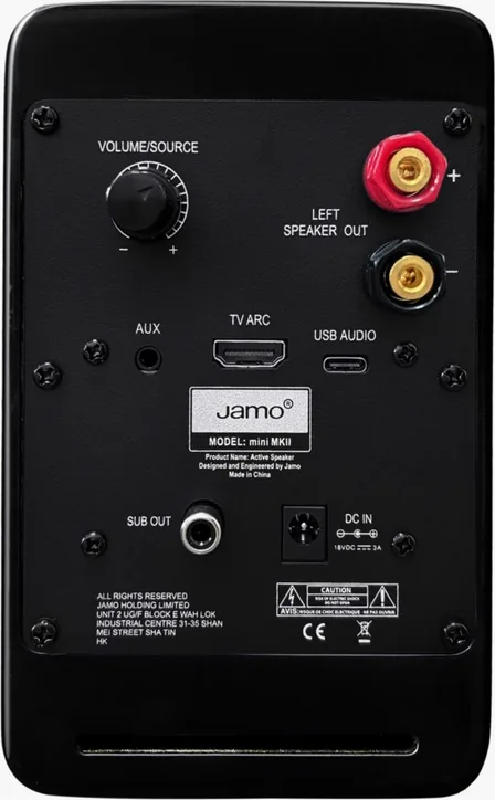Jamo Mini MKII, vue principale
