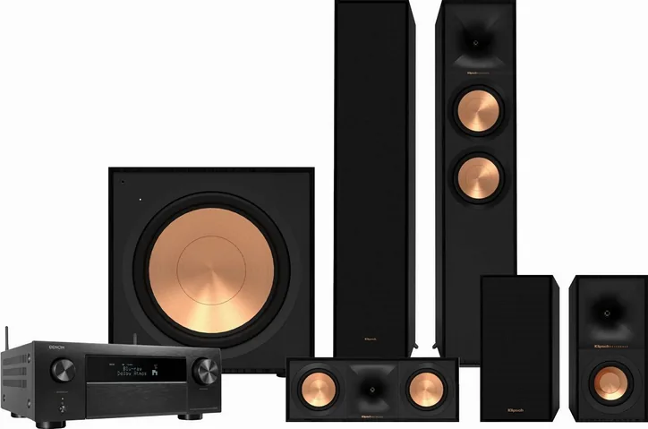 Klipsch 800F 5.1 Édition 2022 + Denon AVC-X4800H, vue principale