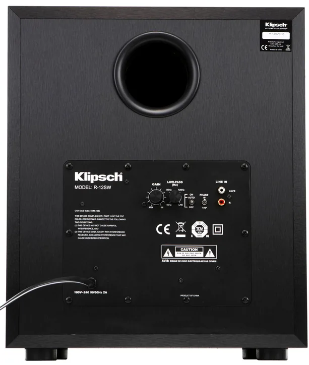 Klipsch R-12SW, vue 2