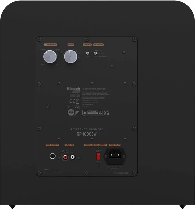 Klipsch RP-1000SW, vue 2