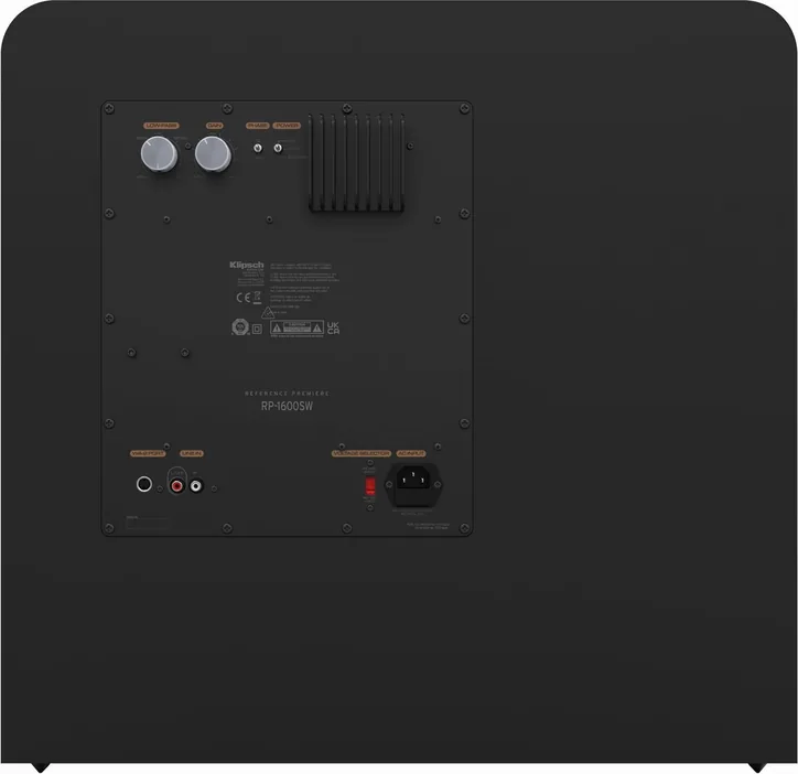 Klipsch RP-1600SW, vue 2