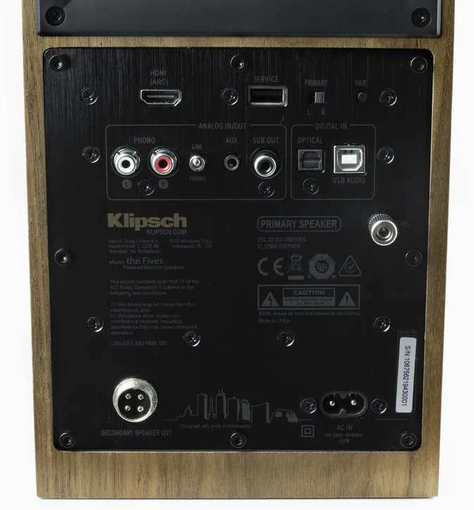 Klipsch The Fives, vue 2
