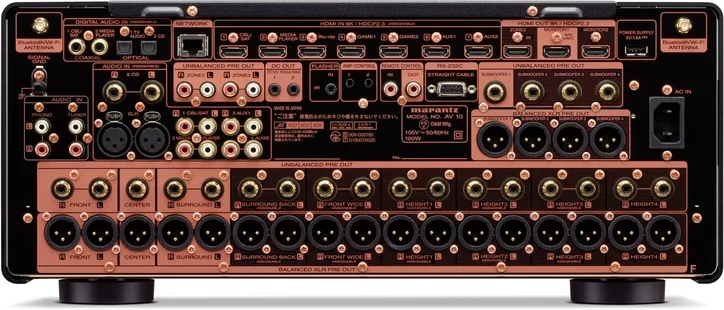 Marantz AV 10, vue 2