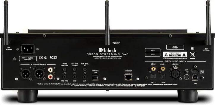 McIntosh DS200, vue principale