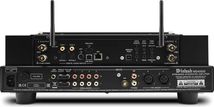 McIntosh MSA5500, vue principale