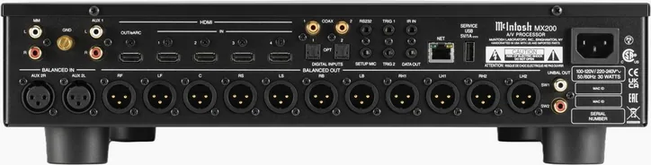 McIntosh MX200, vue principale