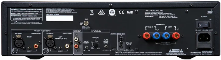 NAD C298, vue 2
