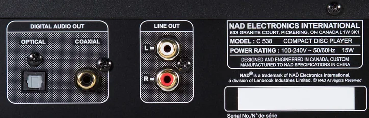 NAD C538, vue 4