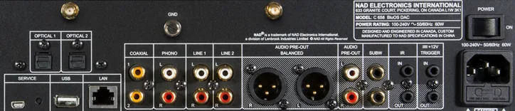 NAD C658, vue 3