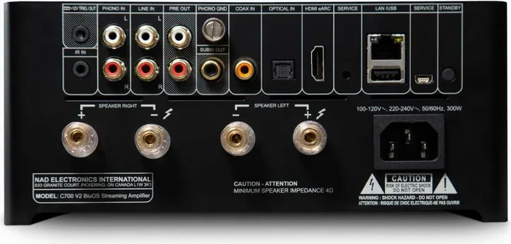 NAD C700 V2, vue 2