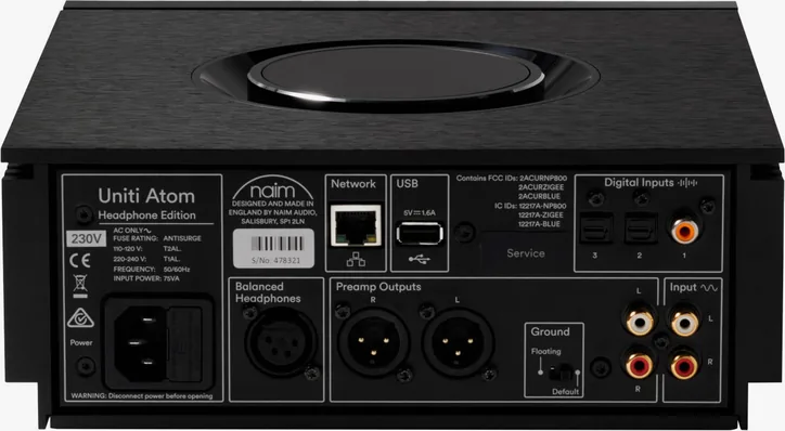 Naim Audio Uniti Atom Headphone Edition, vue 2