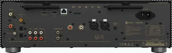 Onkyo Icon P-80, vue 2
