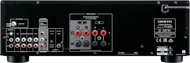 Onkyo TX-8220, vue 2