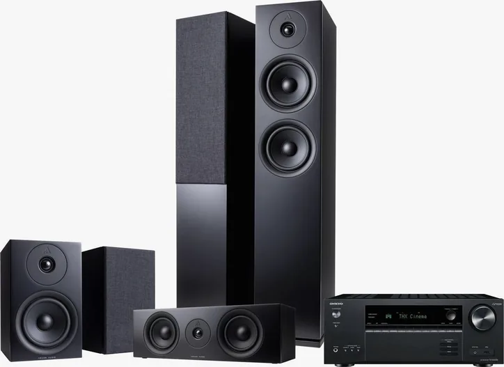Onkyo TX-NR6100 + Argon Audio Forus 5 5.0, vue principale