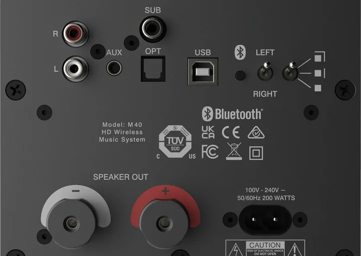 Q Acoustics M40, vue 2