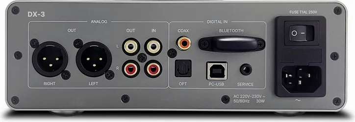 Rotel DX-3, vue 3