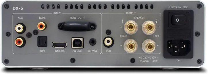 Rotel DX-5, vue 3