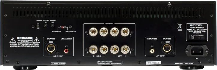 Rotel RB-1552 MKII, vue 2