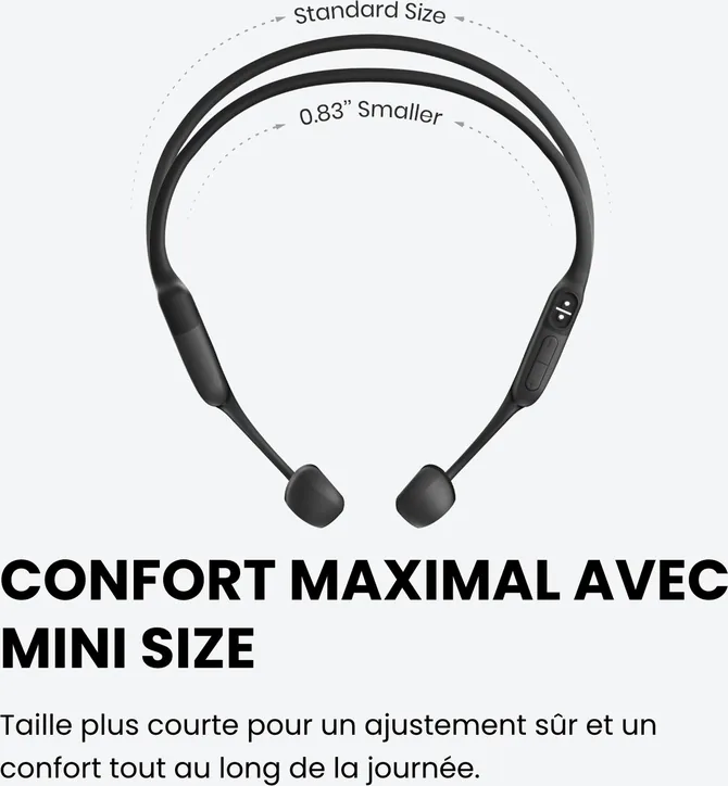 Shokz Open Run Mini USB-C, vue 3
