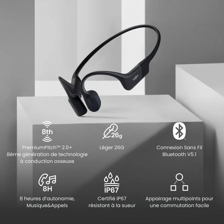 Shokz Open Run Mini USB-C, vue 4
