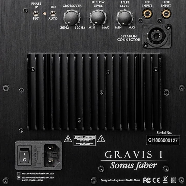 Sonus Faber Gravis I, vue principale