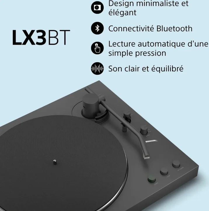 Sony PS-LX3BT, vue 4