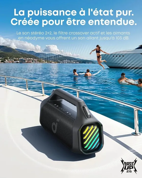 Soundcore Boom 2 Pro, vue 3