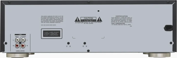 Teac AD-850-SE/B, vue 3
