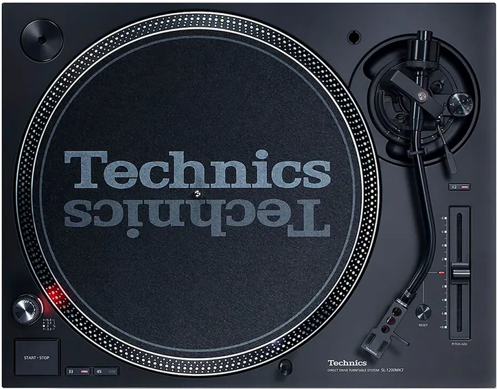 Technics SL-1210 MK7, vue 2