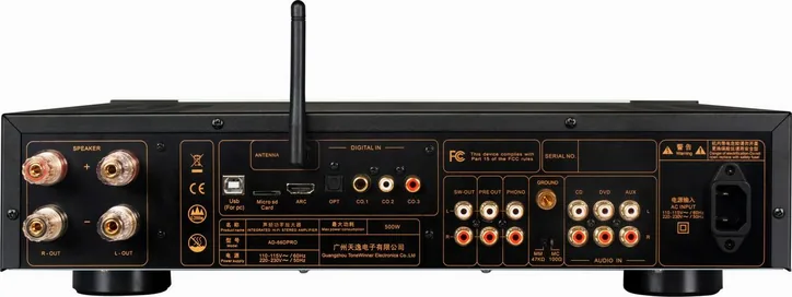 Tonewinner AD-66D PRO, vue 2