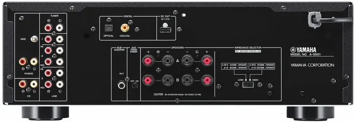 Yamaha A-S501, vue 2