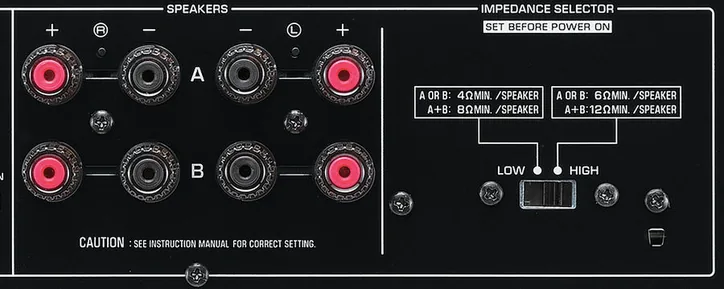 Yamaha A-S501, vue 3
